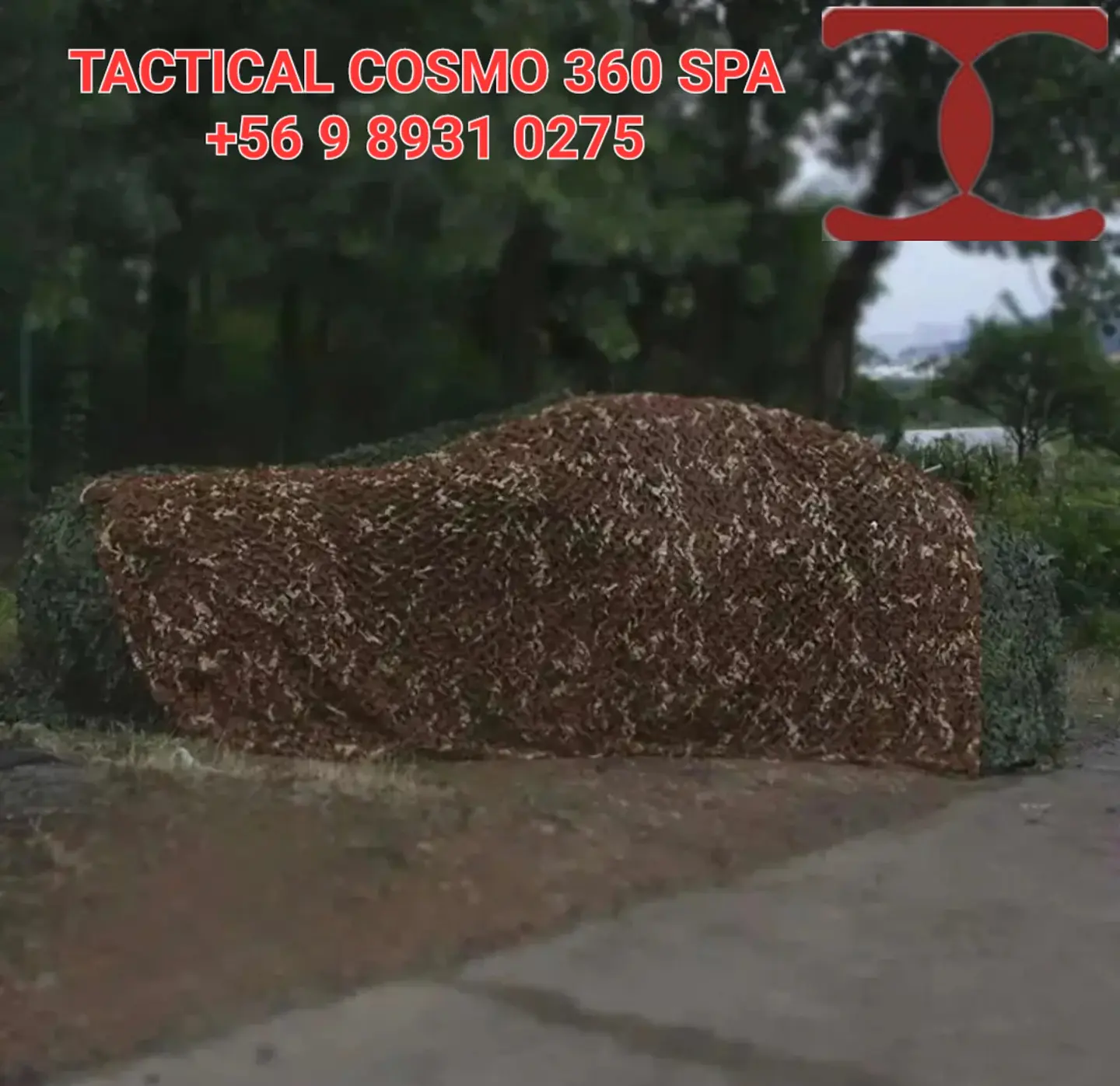 Malla Camuflaje Red Táctica 2
