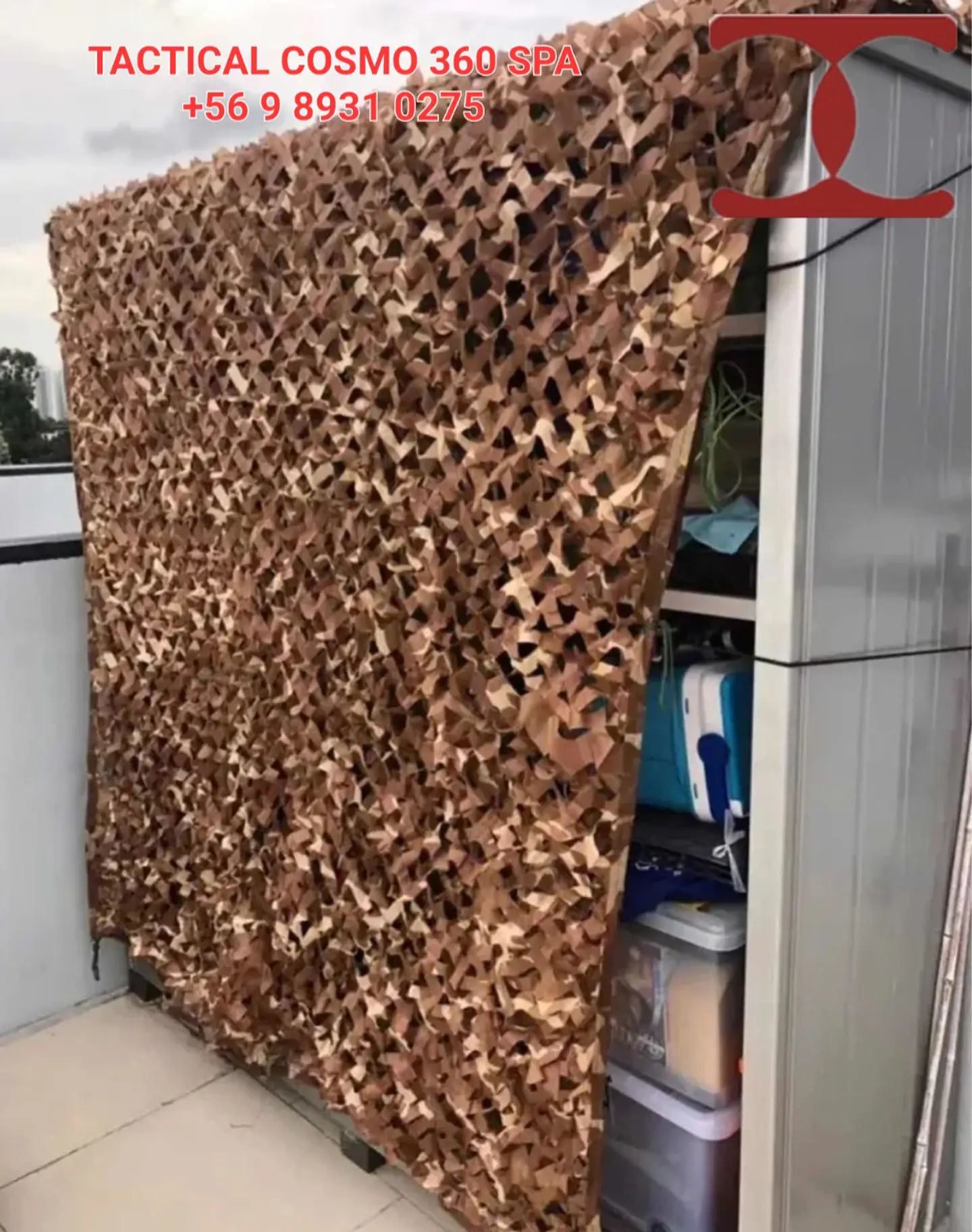 Malla Camuflaje Red Táctica 4
