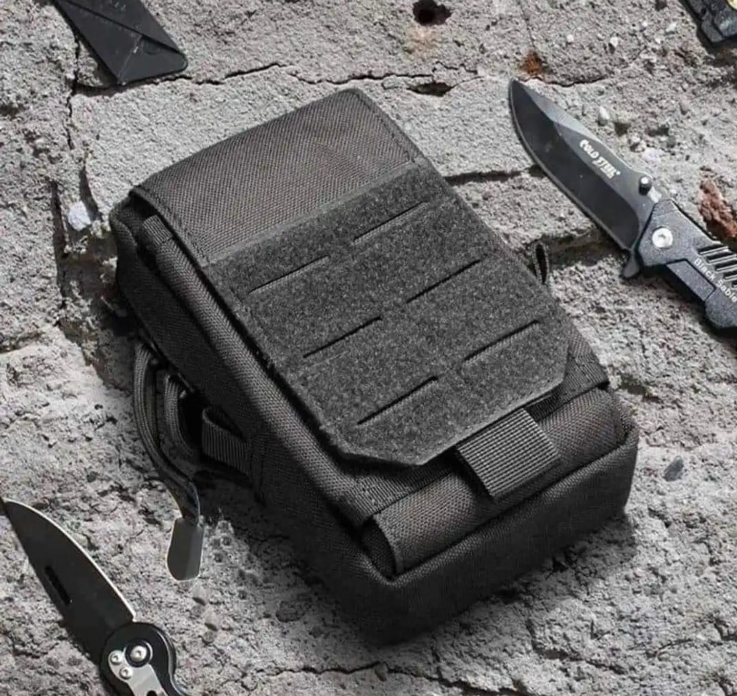 Bolso Pouch Táctico Molle Cinturón Funda Teléfono 5