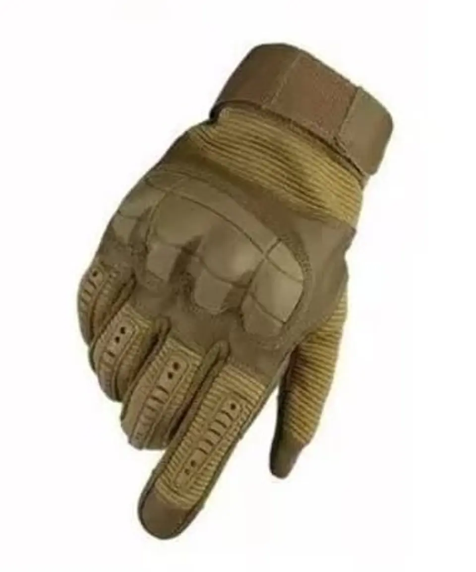 Guantes Tácticos con Protección en Nudillos – Resistentes, Antideslizantes y Ajuste con Velcro 1