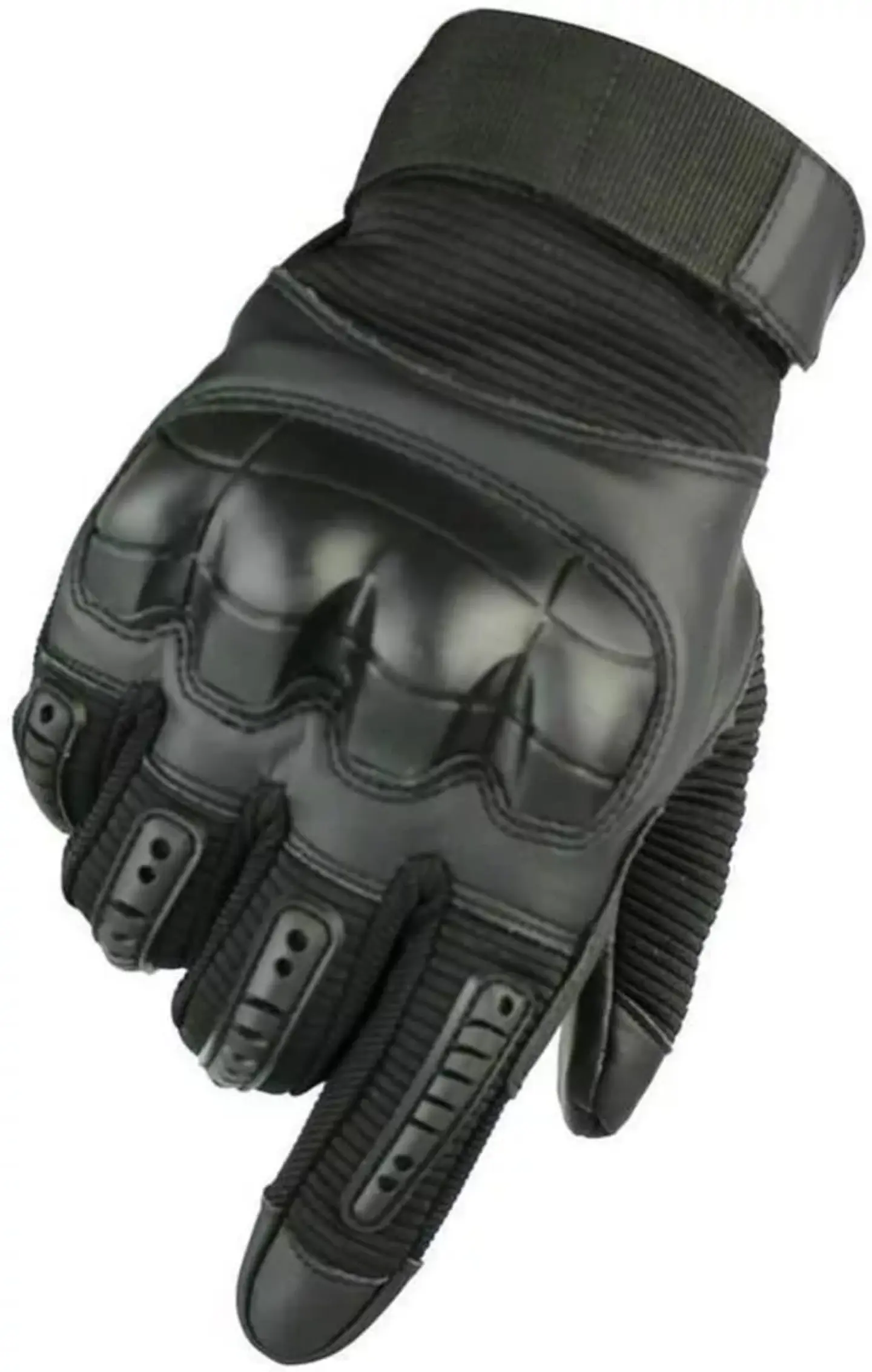 Guantes Tácticos con Protección en Nudillos – Resistentes, Antideslizantes y Ajuste con Velcro 2