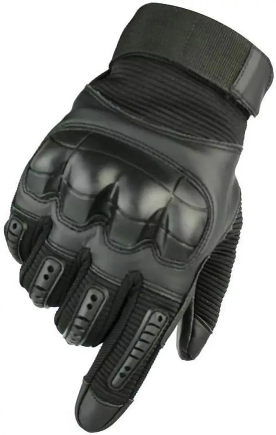 Guantes Tácticos con Protección en Nudillos – Resistentes, Antideslizantes y Ajuste con Velcro 2