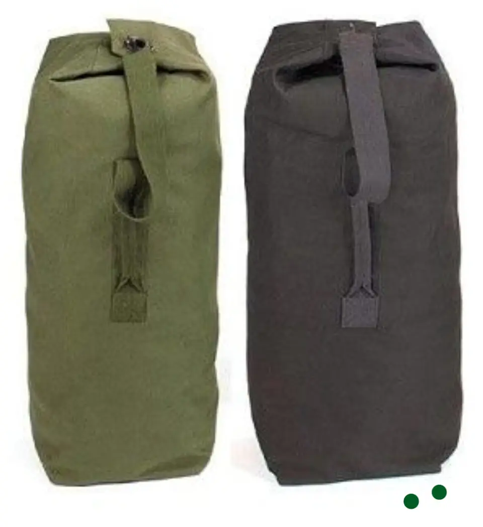 Saco Militar Tactico Ropero Impermeable Trekking 53x105cm negro Talla Única 1