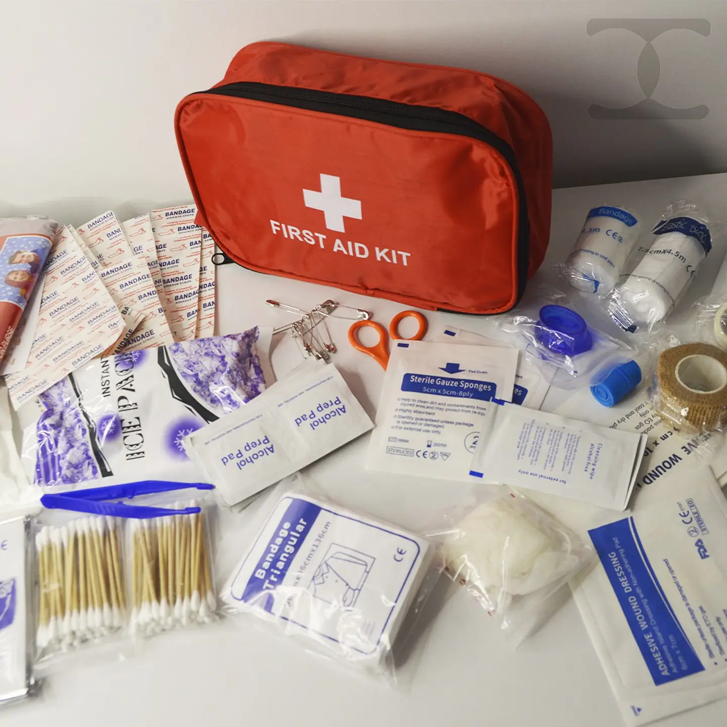 Kit de Primeros Auxilios 180 Piezas Compacto, Impermeable y Completo para el Hogar, Viajes y Actividades Outdoor 3