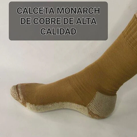 Calcetines Térmicos Monarch para Hombre Invierno de Lana Algodón y Spandex Confort y Calidez
