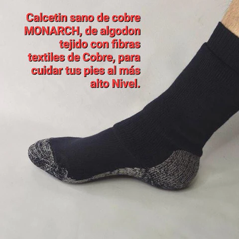 Calcetines Térmicos Monarch para Hombre Invierno de Lana Algodón y Spandex Confort y Calidez