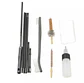 Kit de Limpieza para Armas de Fuego Calibre 12 Portátil con Bolsa Impermeable Cepillos Intercambiables y Lubricante - Miniatura 2