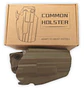 Cartuchera Pistola Multi Modelo  Airsoft Retención Ajustable Compatible Cintura Cinturón y Pantalón - Miniatura 1