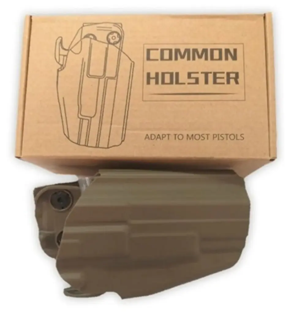 Cartuchera Pistola Multi Modelo  Airsoft Retención Ajustable Compatible Cintura Cinturón y Pantalón 1