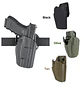 Cartuchera Pistola Multi Modelo  Airsoft Retención Ajustable Compatible Cintura Cinturón y Pantalón - Miniatura 2