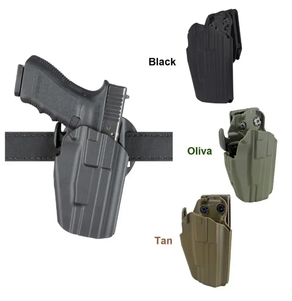 Cartuchera Pistola Multi Modelo  Airsoft Retención Ajustable Compatible Cintura Cinturón y Pantalón 2