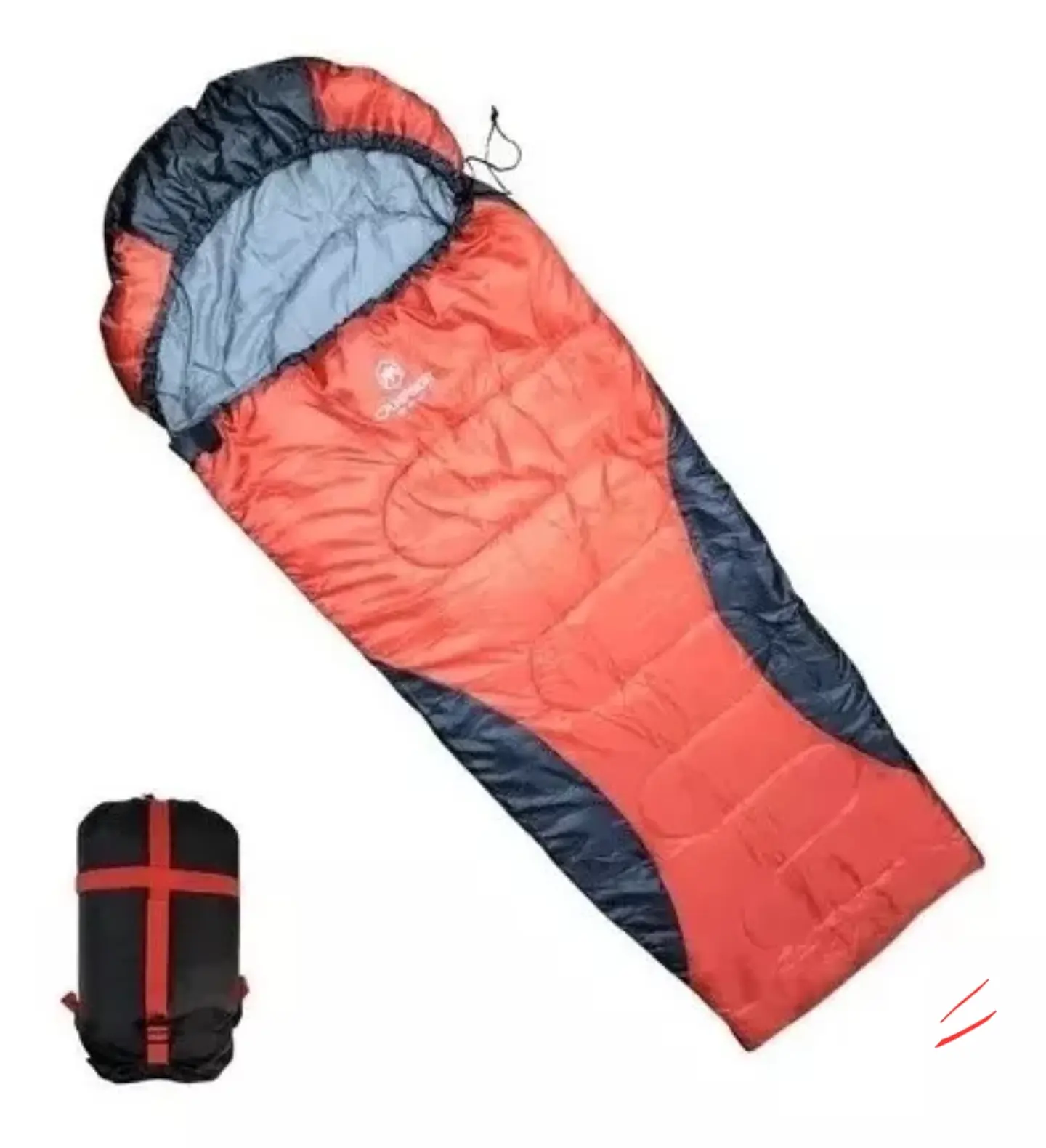 Saco de Dormir Extremo Camping Trekking Unisex Ultraligero con Bolsa de Compresion Resistente hasta 15 Grados Bajo Cero  2