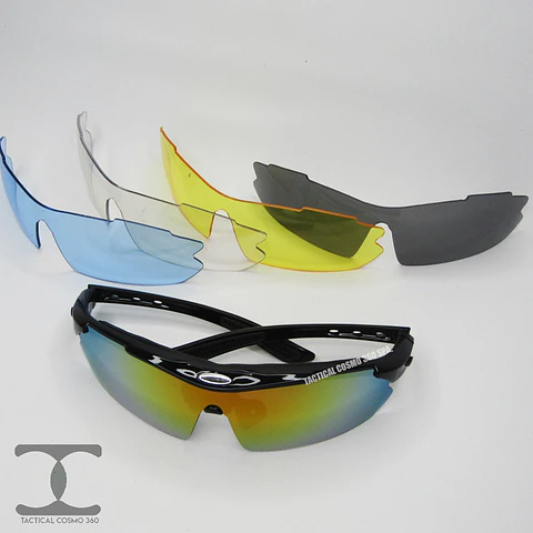 Gafas Deportivas Unisex 5 Lentes Intercambiables con Estuche 
