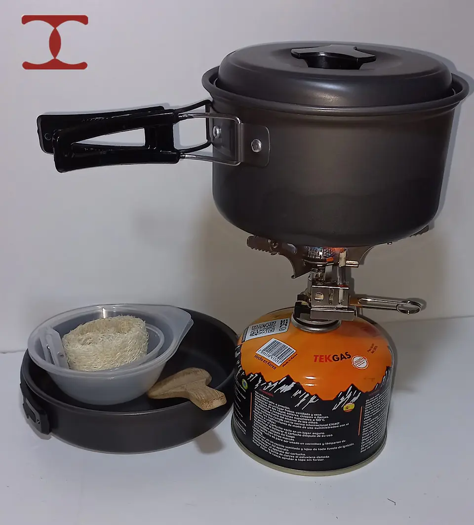 Cocinilla Estufa Portatil Camping Outdoorcon Chispero Incluido  3