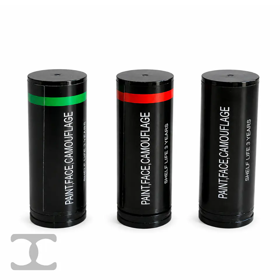 Set 3 Pintura Camuflaje Cara Mimetismo Militar Airsoft 3