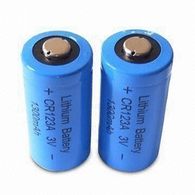 Batería de Litio CR123A 3.7V 1300MAH