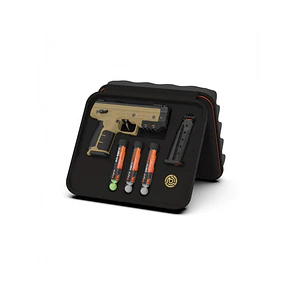 Pistola Byrna SD XL desierto kit con CO2 + balines