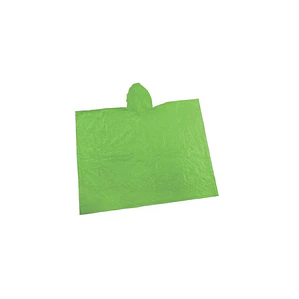 Poncho de emergencia Doite verde impermeable