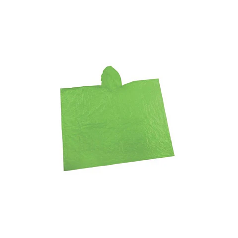 Poncho de emergencia Doite verde impermeable 1