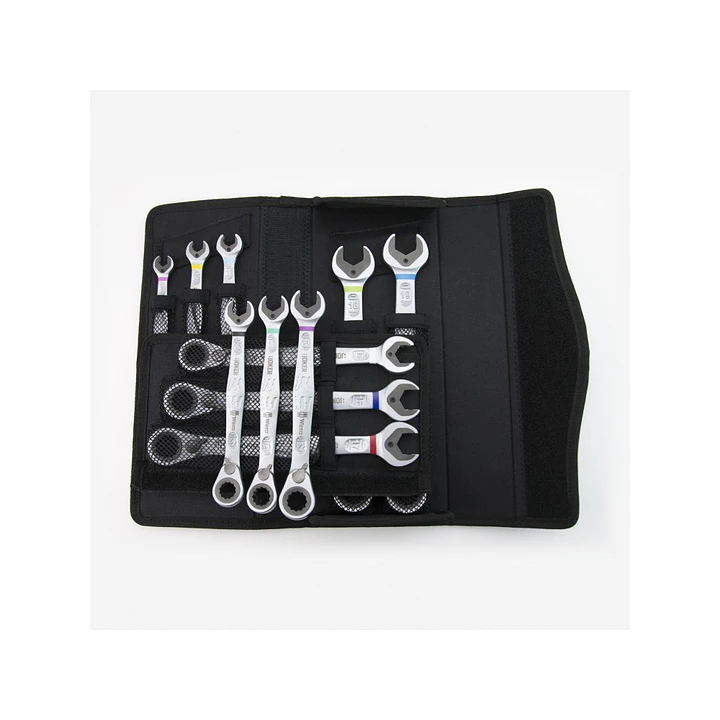 Juego llave combinada hexagonal con carraca WERA 1