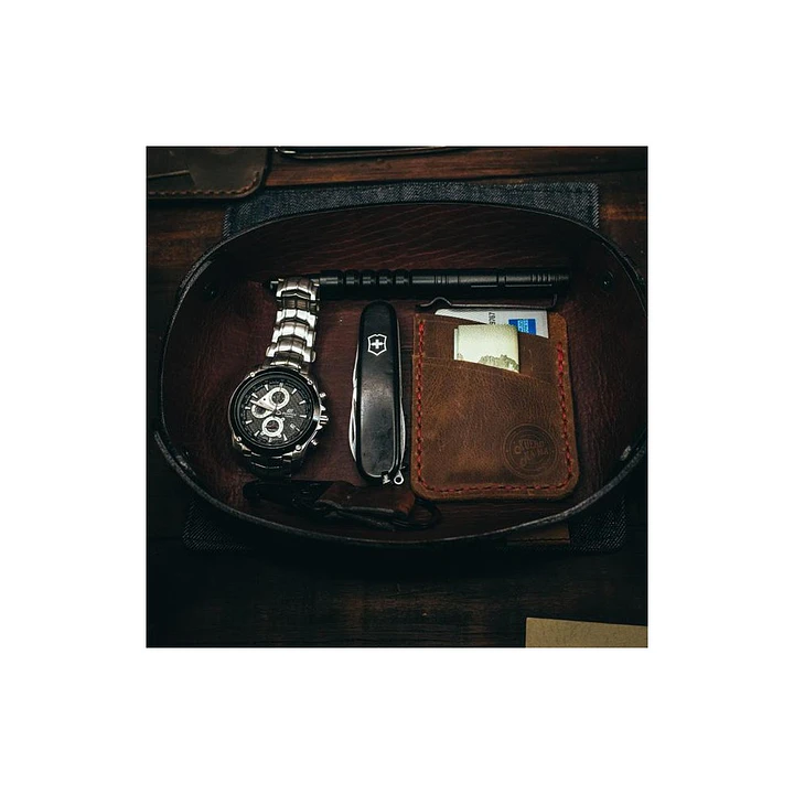 Bandeja EDC cuero Kuero NaMa 1