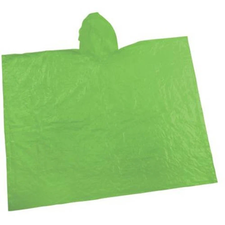 Poncho de emergencia Doite verde impermeable 1