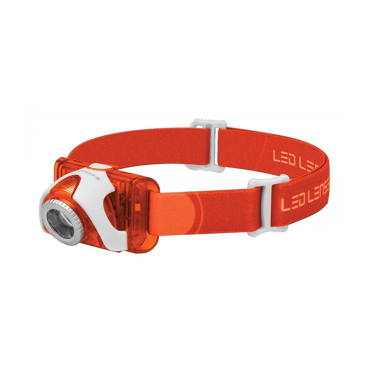 Linterna frontal Ledlenser SEO 3 naranja 1