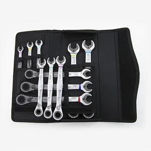 Juego llave combinada hexagonal con carraca WERA