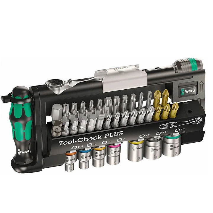 Kit WERA Tool Check Plus 39 piezas con chicharra 1