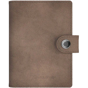 Billetera Ledlenser Lite Wallet 150 lumens Matte Taupe Grey