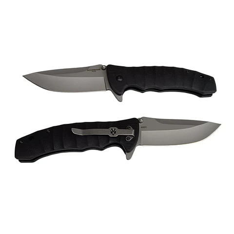 Navaja Schneide Kampfer G10 Negro 3