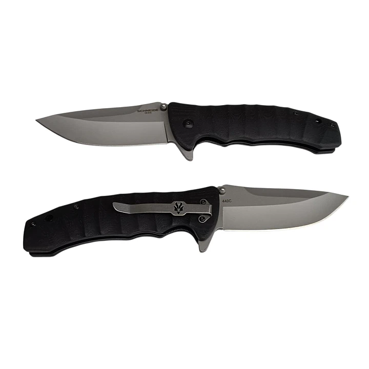 Navaja Schneide Kampfer G10 Negro 3