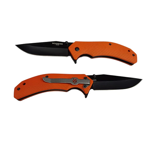 Navaja Schneide Krieger G10 Naranja 2
