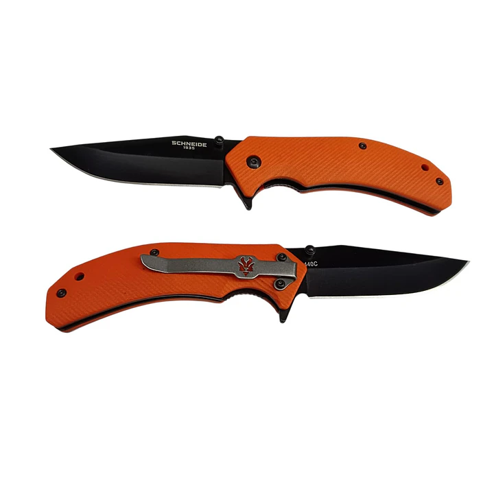 Navaja Schneide Krieger G10 Naranja 2