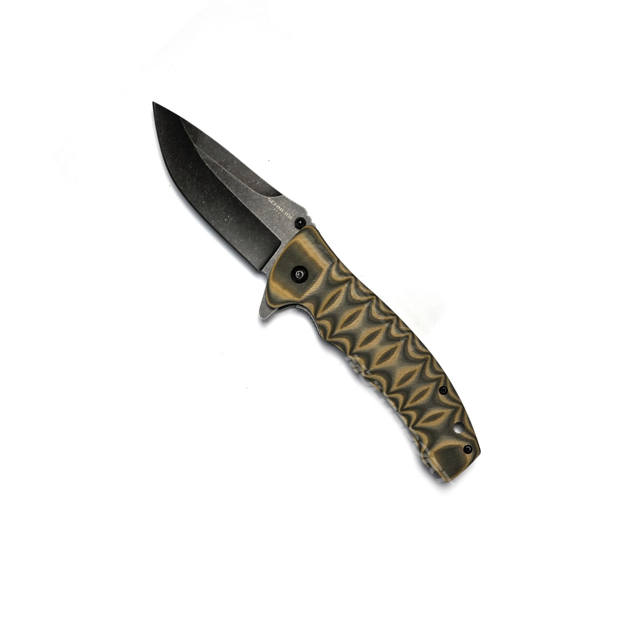 Navaja Schneide Kampfer G10 Gris Naranja