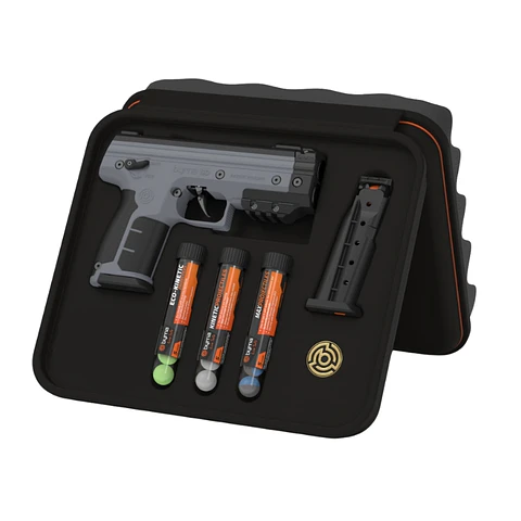 Pistola Byrna SD XL Gris Kit con 4 Co2 + 20 Balines extra 1