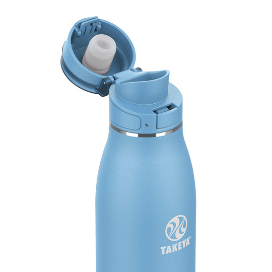 BOTELLA TAKEYA TRAVELER 500 ML FLIP LOCK  BLUESTONE