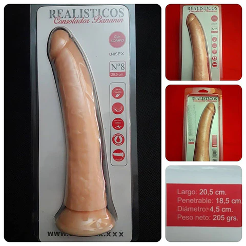 Consolador realistico Bananin N8