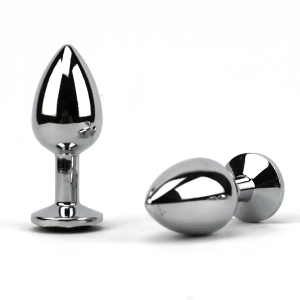 Plug Dilatador Metalico  Con Joya Talla L 1