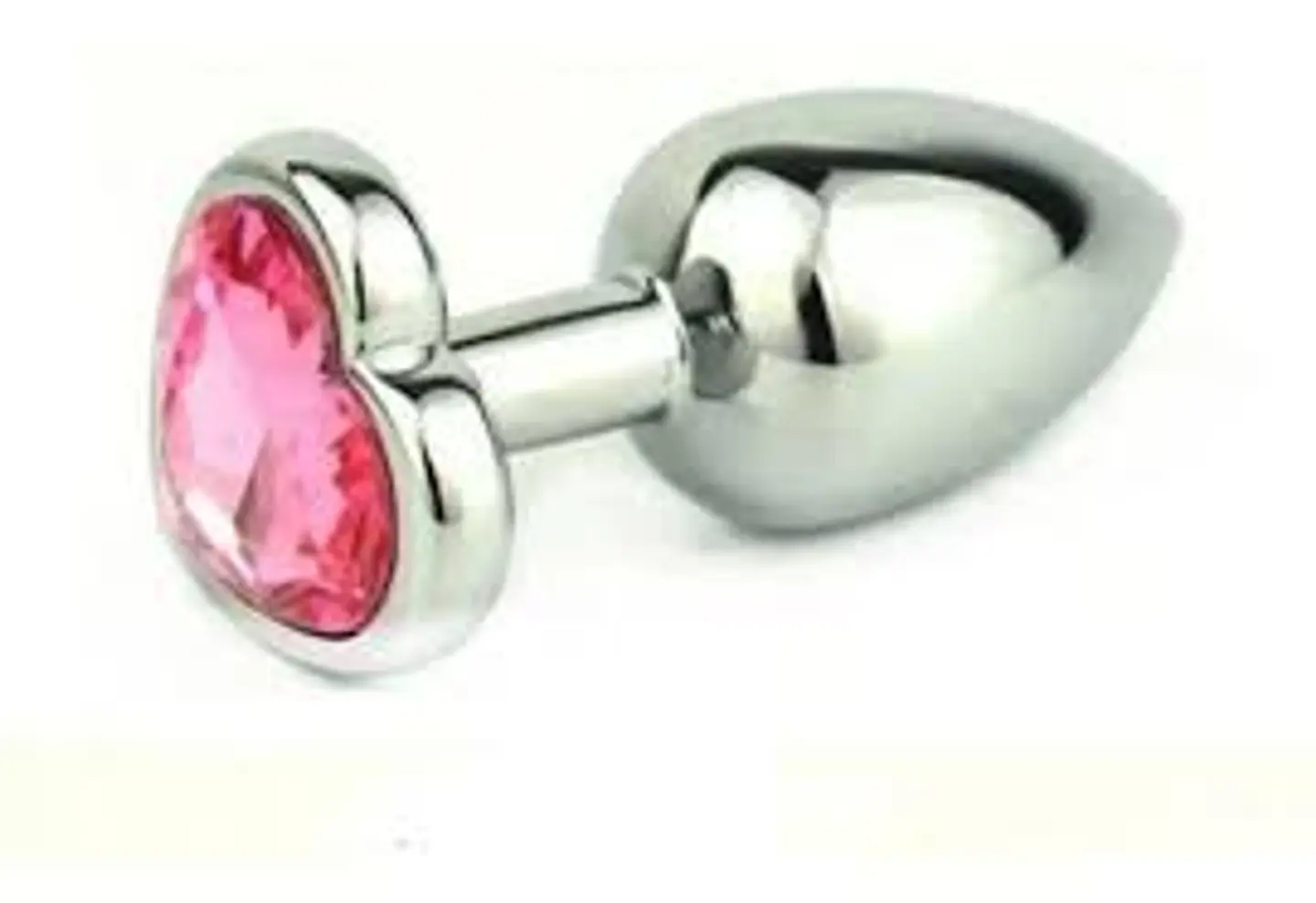 Plug Dilatador Metalico  Con Joya Talla S 2