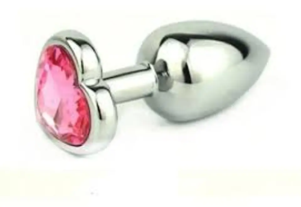 Plug Dilatador Metalico  Con Joya Talla S 2