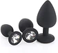 Plug anal siliconado con joya- talla S - Miniatura 2