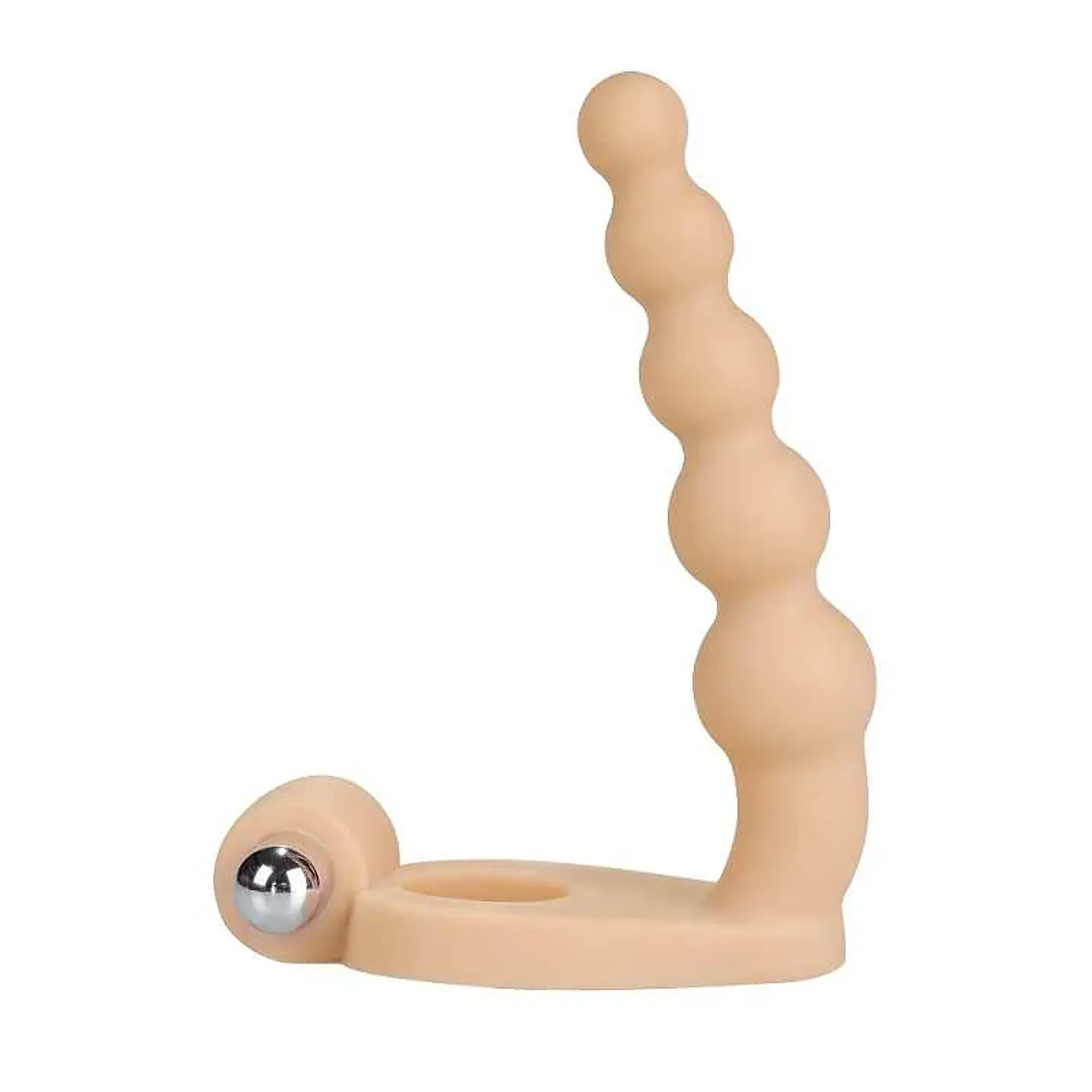 Anillo vibrador con Dildo para Doble Penetración 2