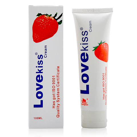Lubricante Love Kiss "Aroma frutilla"