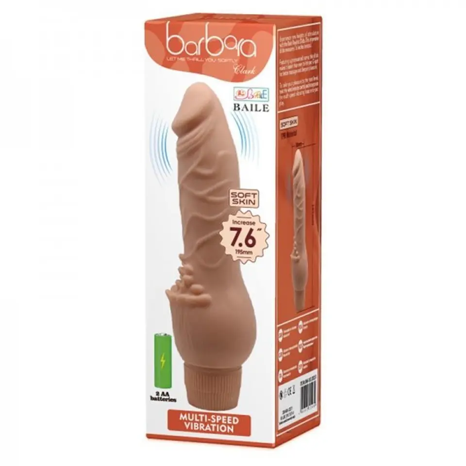 Vibrador Realistico Barbara 19 1