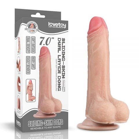 DILDO REALISTA DOBLE CAPA SLIDING-SKIN 7.0