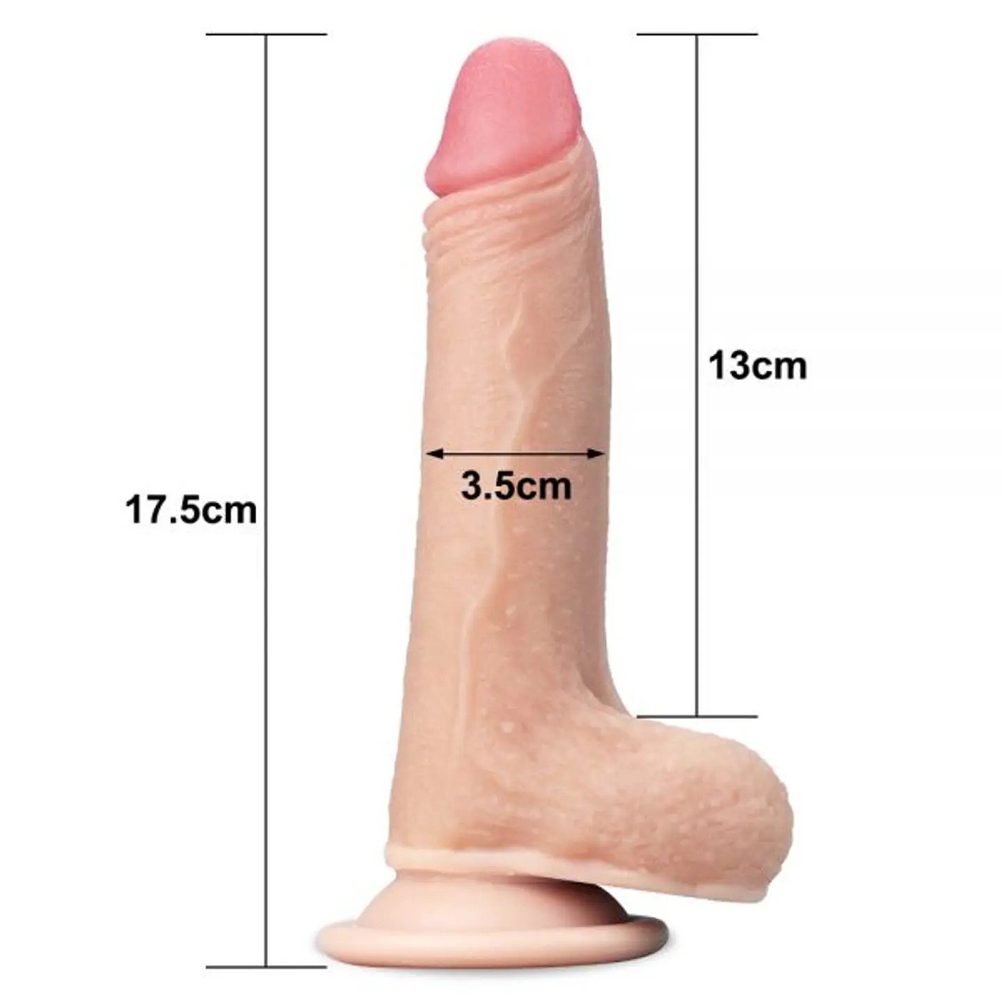 DILDO REALISTA DOBLE CAPA SLIDING-SKIN 7.0 4