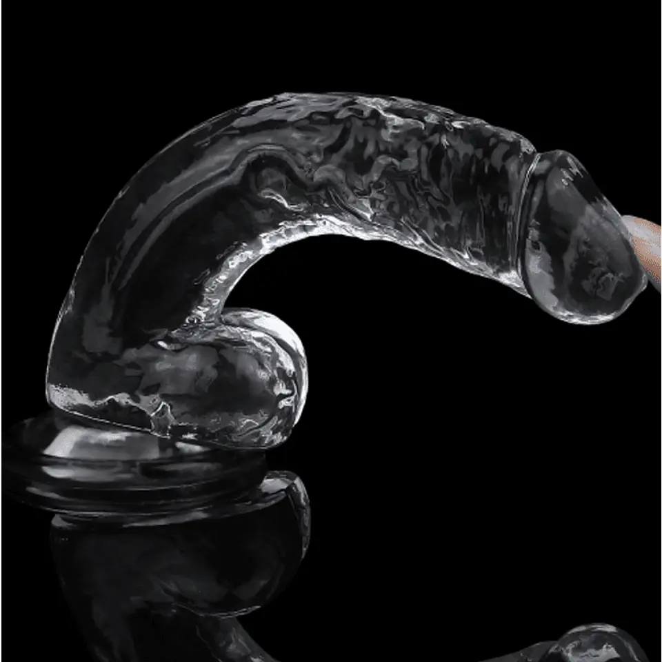 Consolador transparente Lovetoy 3