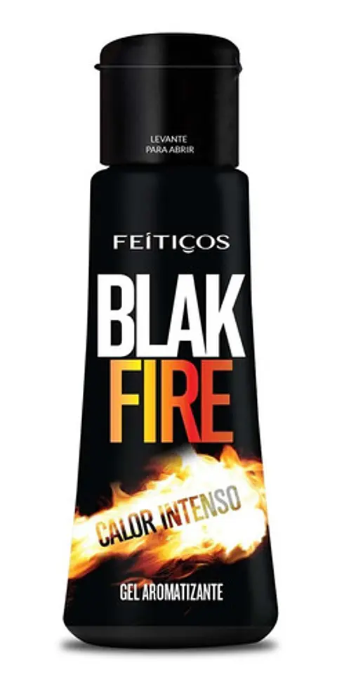 "Blak Fire" Gel lubricante Comestible Efecto Calor Sabor a Menta 40 ml