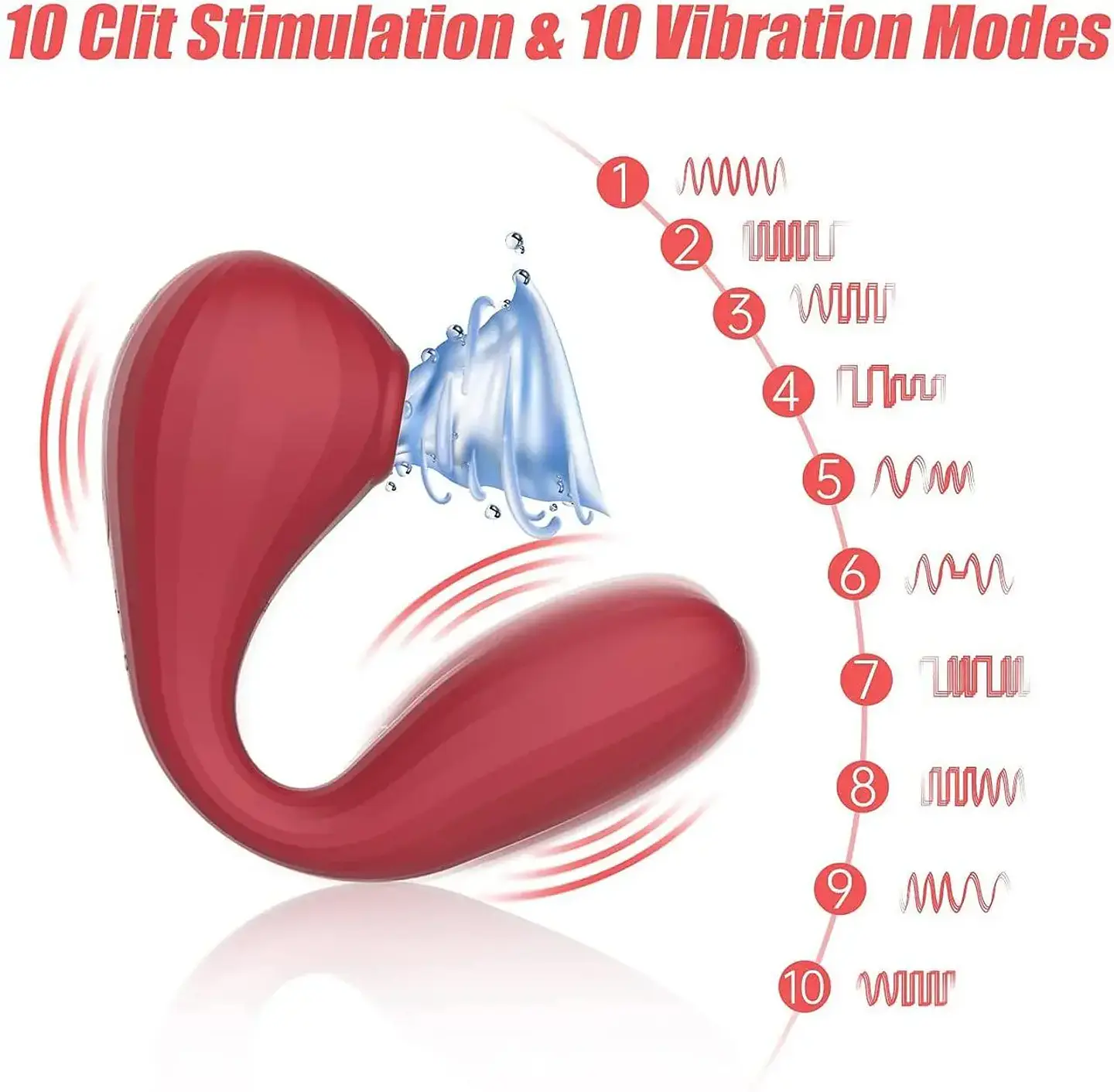 Magic Bobi Vibrador y Succionador de Clítoris control Bluetooth 3